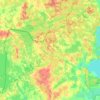 Топографическая карта Межанский сельский Совет, высота, рельеф