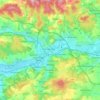 Топографическая карта Вецлар, высота, рельеф