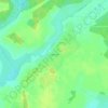 Топографическая карта Чурилово, высота, рельеф