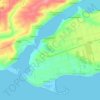 Топографическая карта Лакедемоновское сельское поселение, высота, рельеф