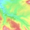 Топографическая карта Нарзанный, высота, рельеф