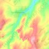 Топографическая карта Кармаскалинский сельсовет, высота, рельеф