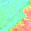 Топографическая карта Бызовское сельское поселение, высота, рельеф