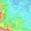 Топографическая карта Glenorchy, высота, рельеф