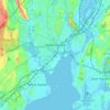 Топографическая карта New Haven, высота, рельеф