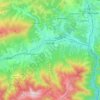 Топографическая карта Вулкан, высота, рельеф