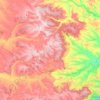 Топографическая карта Татищевский район, высота, рельеф