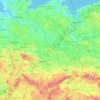 Топографическая карта Elbe, высота, рельеф
