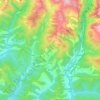 Топографическая карта Borau, высота, рельеф