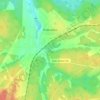 Топографическая карта Ключевск, высота, рельеф
