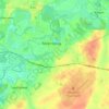 Топографическая карта Миргород, высота, рельеф