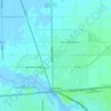 Топографическая карта Calexico, высота, рельеф