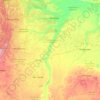 Топографическая карта Тобол, высота, рельеф