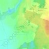 Топографическая карта Августово, высота, рельеф