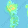 Топографическая карта Ilha de Maré, высота, рельеф