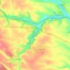 Топографическая карта Каменки, высота, рельеф