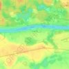 Топографическая карта Придвинье, высота, рельеф