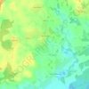 Топографическая карта Заболотье, высота, рельеф