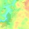 Топографическая карта Ново-Никольское, высота, рельеф