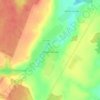 Топографическая карта Большое Уланово, высота, рельеф