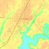 Топографическая карта Carlinville, высота, рельеф