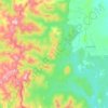 Топографическая карта Ландшафтный заказник «Ивдельский», высота, рельеф