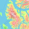 Топографическая карта Axel Heiberg Island, высота, рельеф