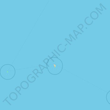 Топографическая карта Rurutu, высота, рельеф