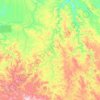 Топографическая карта Тагул, высота, рельеф