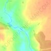 Топографическая карта Ганино, высота, рельеф