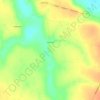 Топографическая карта Бохото, высота, рельеф