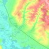 Топографическая карта Замостянский сельсовет, высота, рельеф