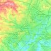Топографическая карта Coventry, высота, рельеф
