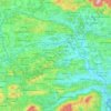 Топографическая карта Шмарье-при-Елшах, высота, рельеф
