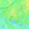 Топографическая карта Тверицкий бор, высота, рельеф