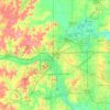 Топографическая карта Tulsa, высота, рельеф