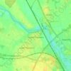 Топографическая карта Nether Poppleton, высота, рельеф