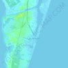 Топографическая карта Carolina Beach, высота, рельеф
