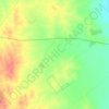 Топографическая карта Hermidale, высота, рельеф