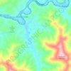 Топографическая карта South Wallins, высота, рельеф