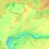 Топографическая карта Skaistkalne, высота, рельеф