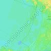 Топографическая карта Свирская губа, высота, рельеф