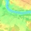 Топографическая карта Шестово, высота, рельеф