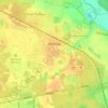 Топографическая карта Монино, высота, рельеф