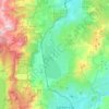 Топографическая карта Washoe Valley CCD, высота, рельеф