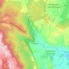 Топографическая карта Pizzone, высота, рельеф