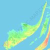 Топографическая карта Kugong Island, высота, рельеф