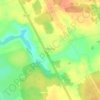 Топографическая карта Замятлино, высота, рельеф
