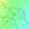 Топографическая карта 香草湖湿地公园, высота, рельеф