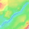 Топографическая карта Tatla Lake, высота, рельеф